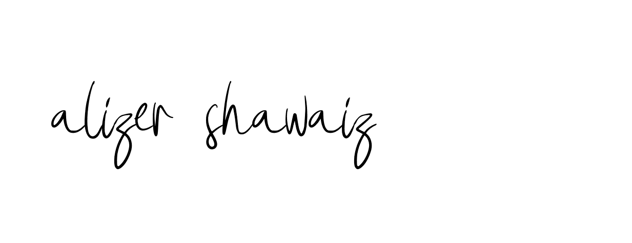 Signature of alizer-shawaiz