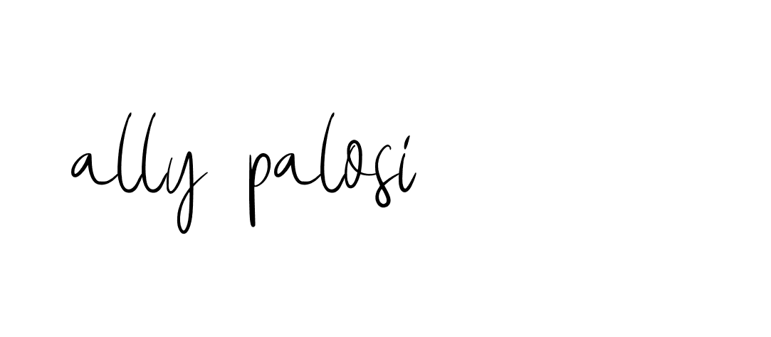 Signature of ally-palosi