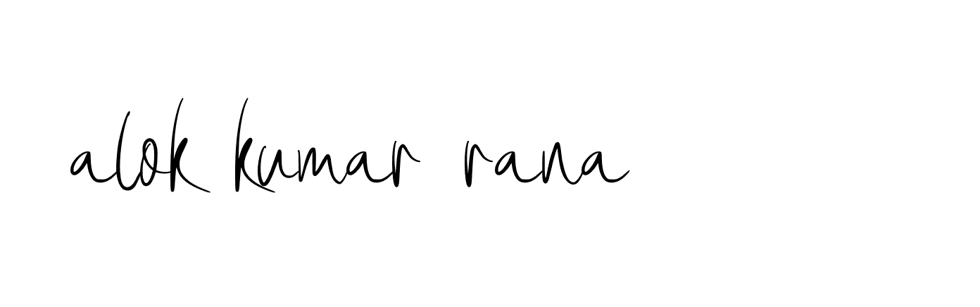 Signature of alok-kumar-rana