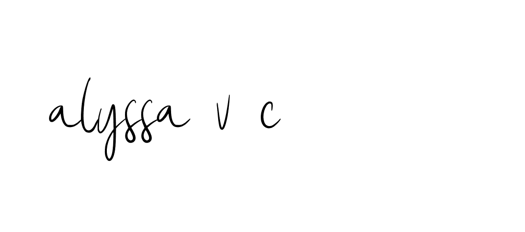 Signature of alyssa-v-c