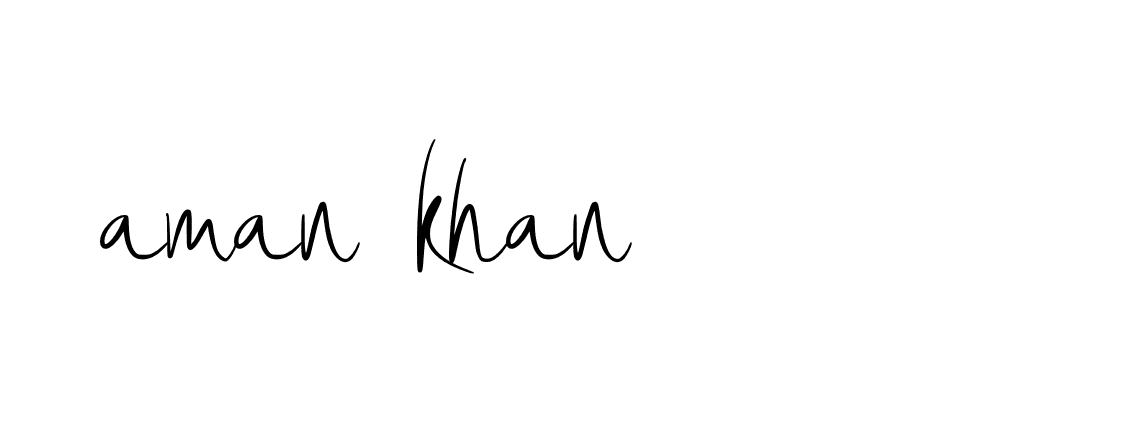 Signature of aman-khan