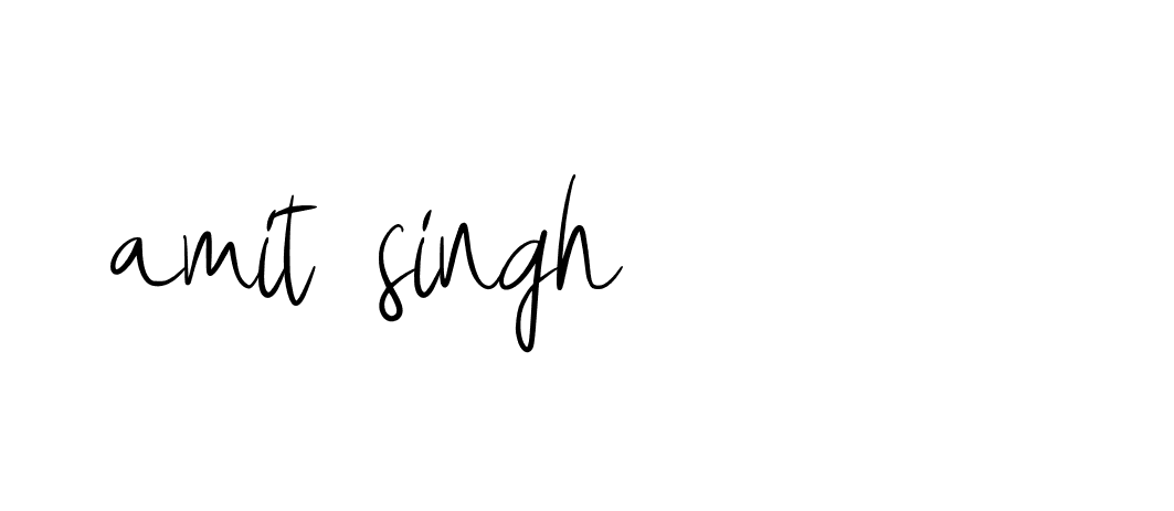 Signature of amit-singh