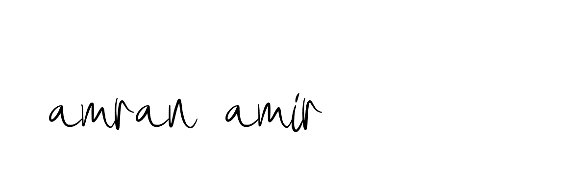 Signature of amran-amir