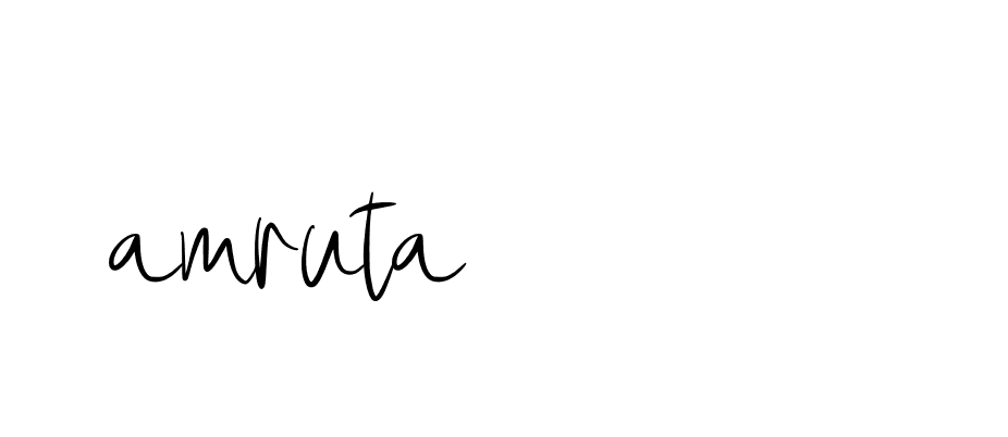 Signature of amruta