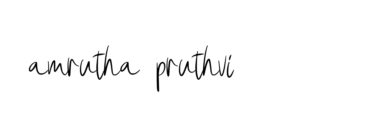 Signature of amrutha-pruthvi