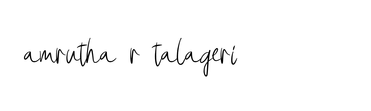 Signature of amrutha-r-talageri-