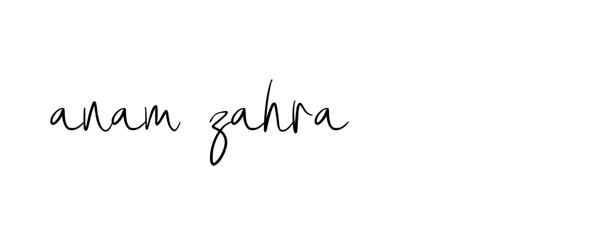 Signature of anam-zahra