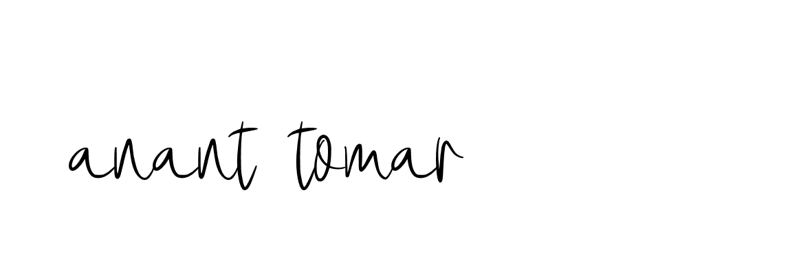 Signature of anant-tomar