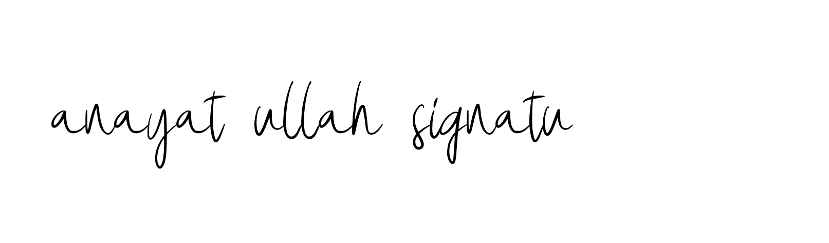 Signature of anayat-ullah-signatu