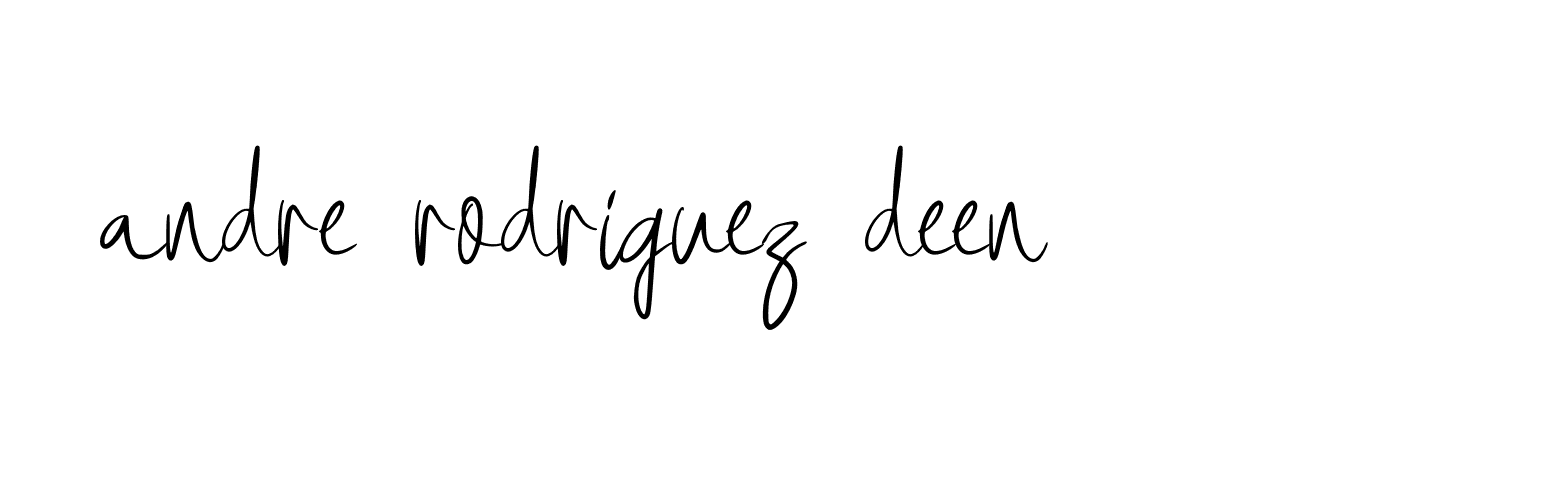 Signature of andre-rodriguez-deen