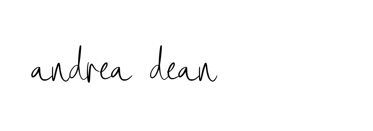 Signature of andrea-dean