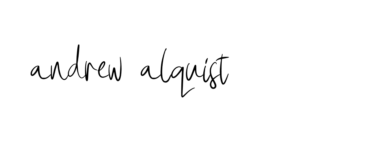 Signature of andrew-alquist