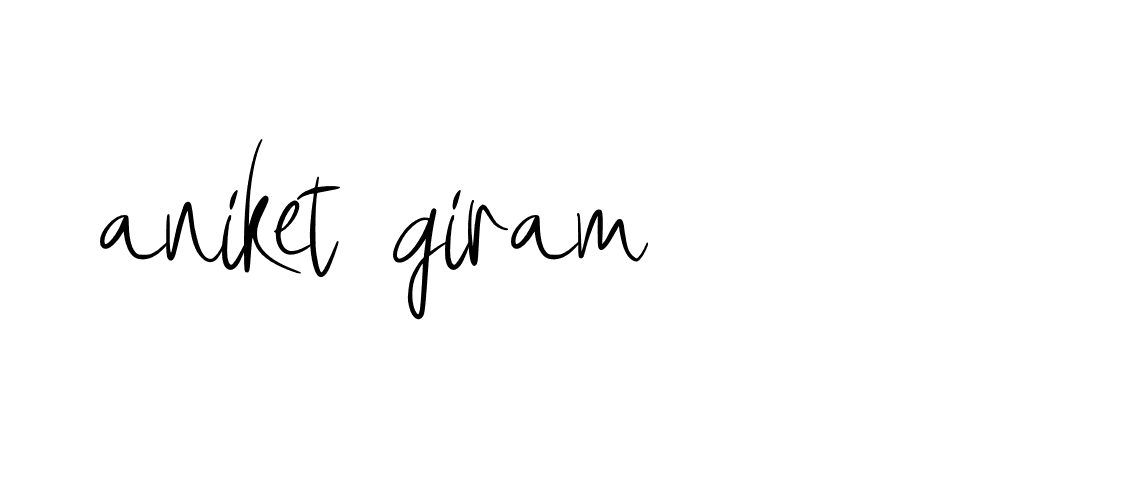 Signature of aniket-giram