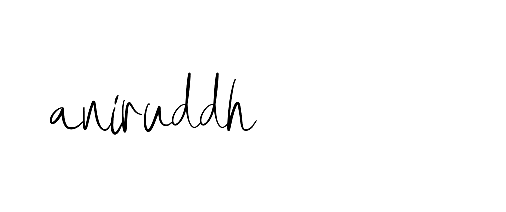 Signature of aniruddh