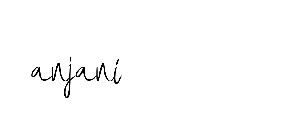 Signature of anjani-