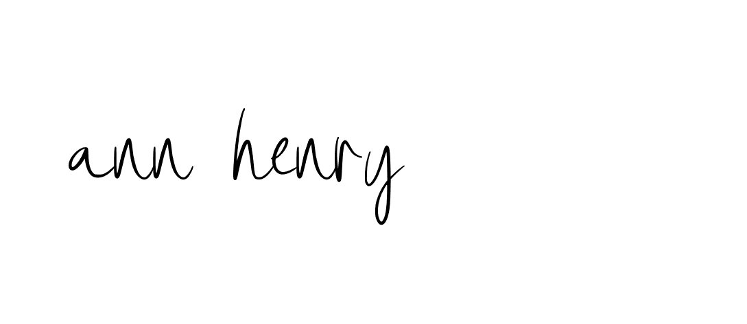 Signature of ann-henry