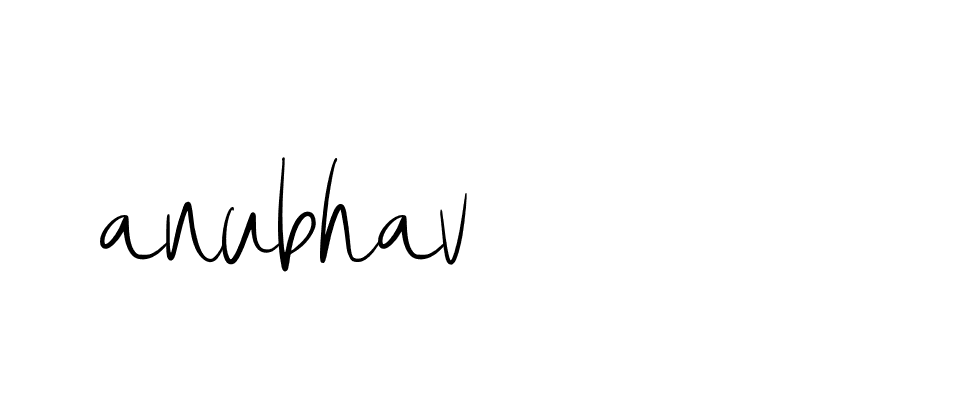 Signature of anubhav