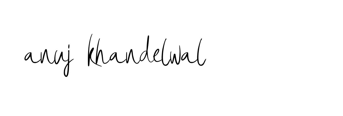 Signature of anuj-khandelwal-