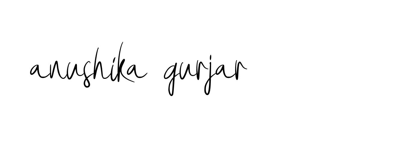 Signature of anushika-gurjar