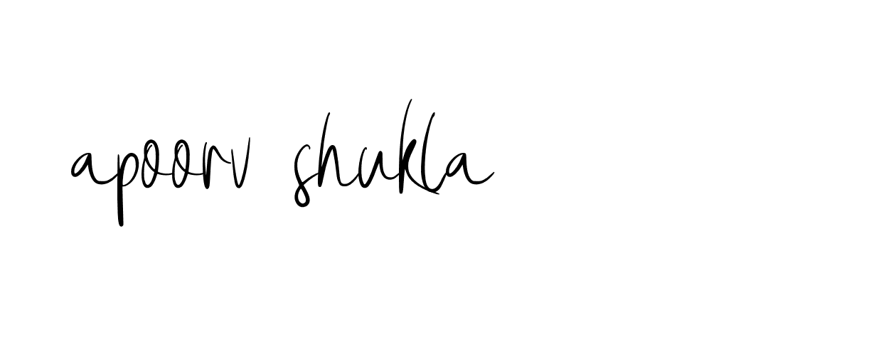 Signature of apoorv-shukla-