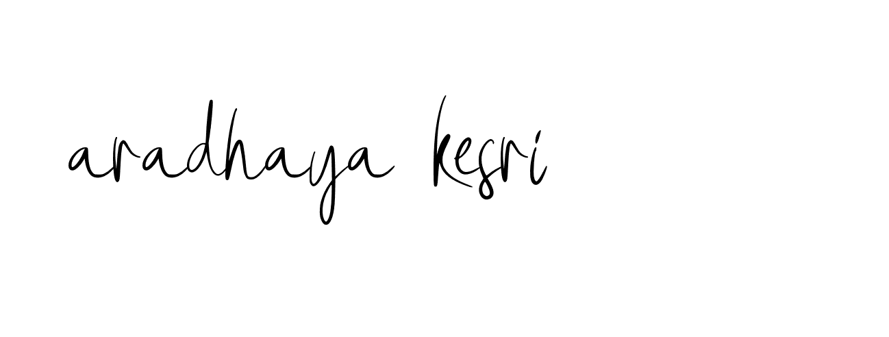 Signature of aradhaya-kesri