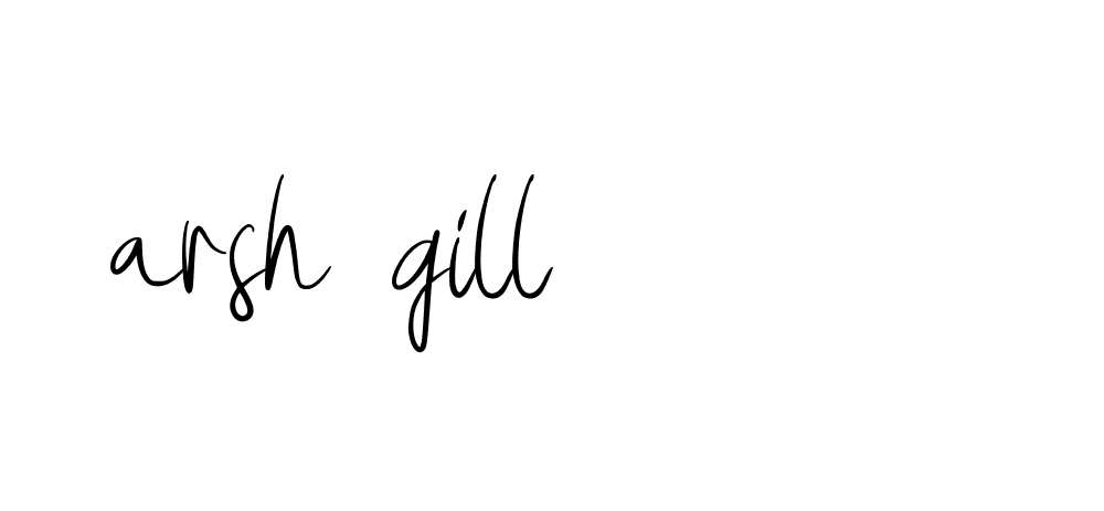 Signature of arsh-gill