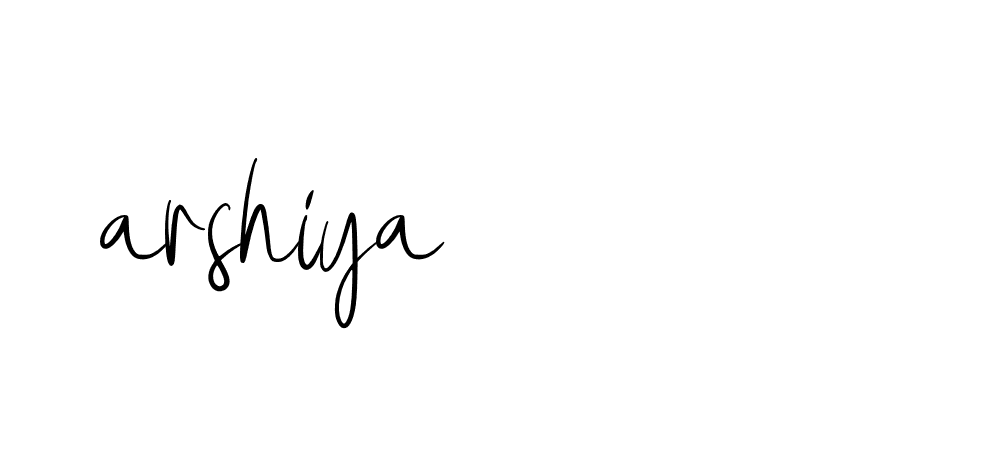 Signature of arshiya-