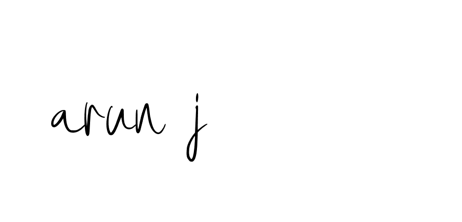 Signature of arun-j