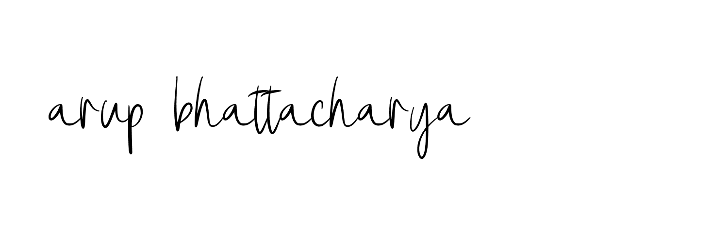 Signature of arup-bhattacharya