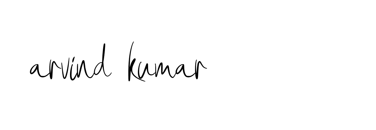 Signature of arvind-kumar-