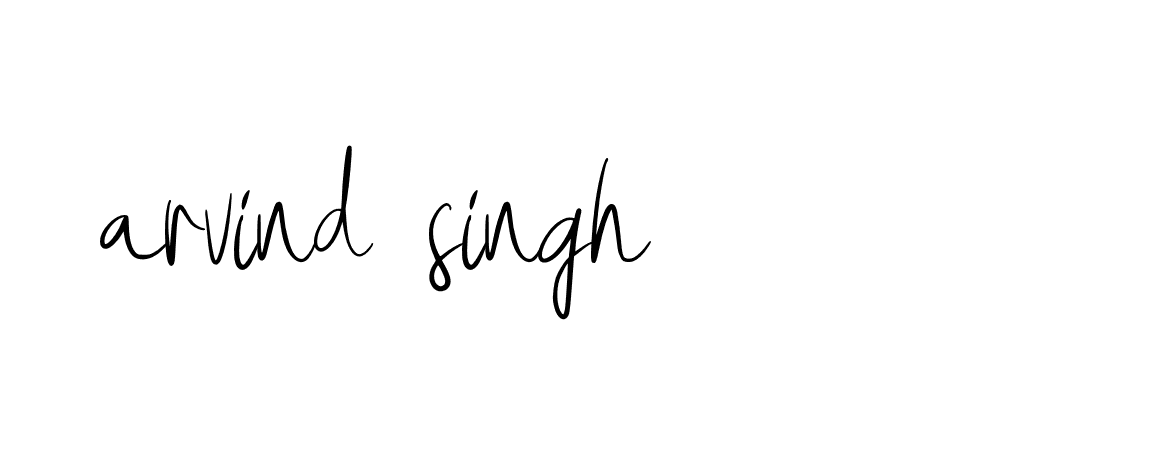 Signature of arvind-singh