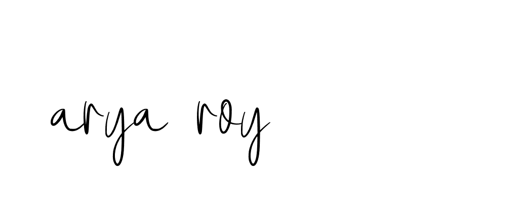 Signature of arya-roy