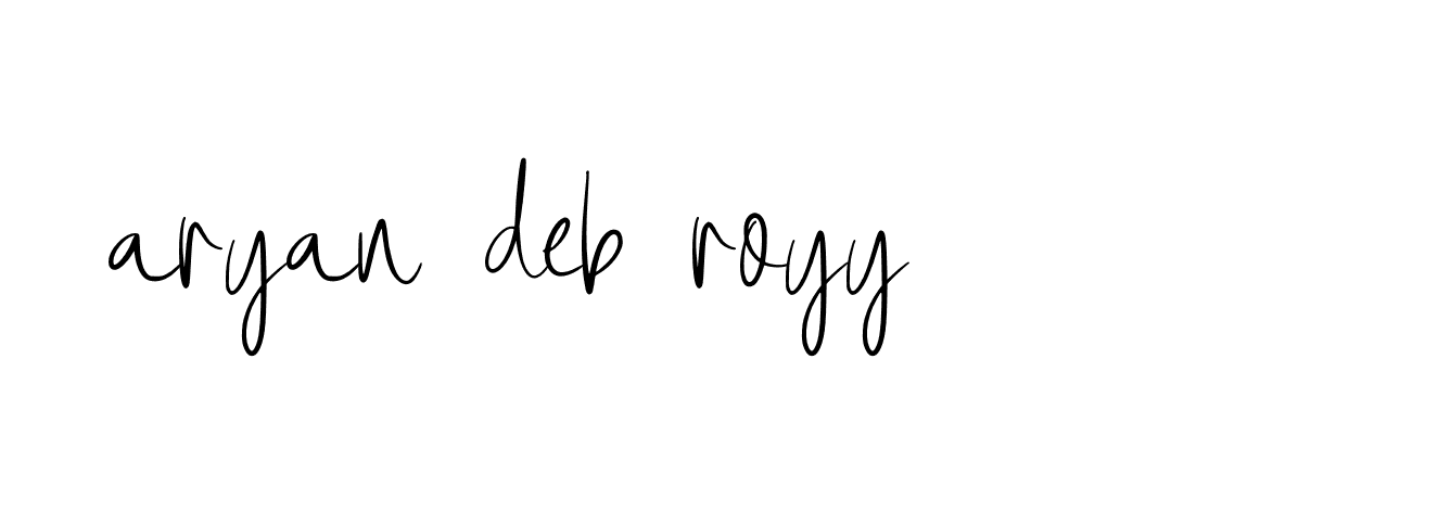 Signature of aryan-deb-royy