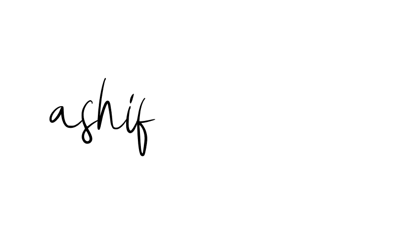 Signature of ashif