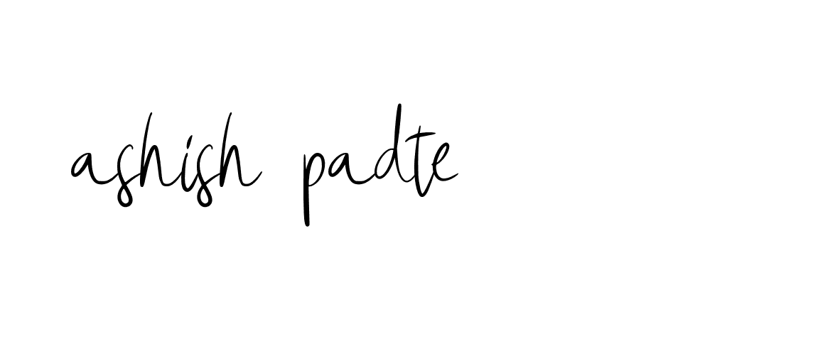 Signature of ashish-padte