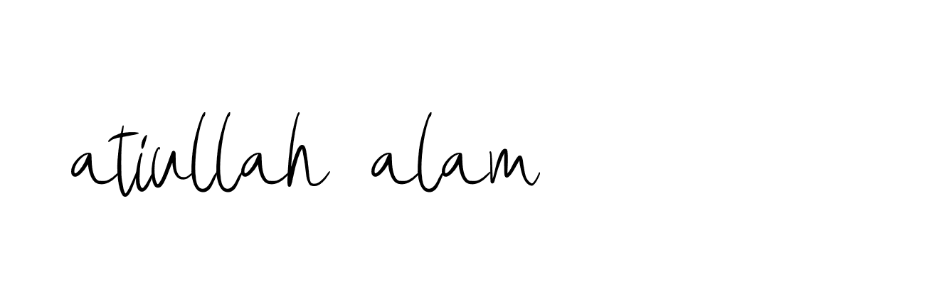 Signature of atiullah-alam-