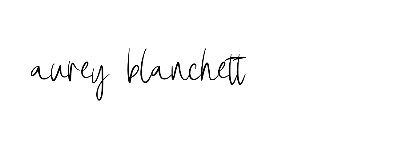 Signature of aurey-blanchett