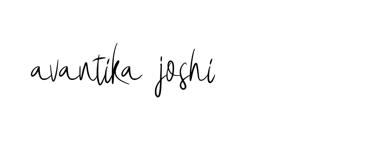 Signature of avantika-joshi