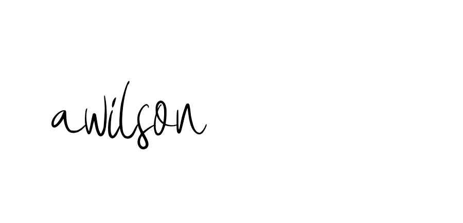 Signature of awilson