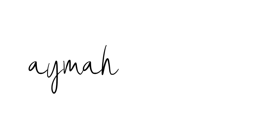 Signature of aymah