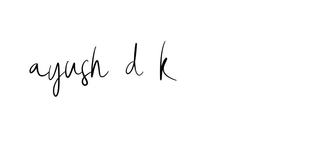 Signature of ayush-d-k