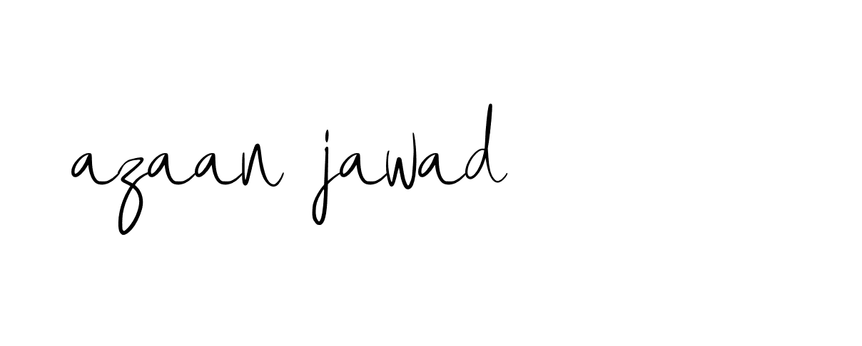 Signature of azaan-jawad