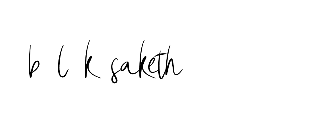 Signature of b-l-k-saketh