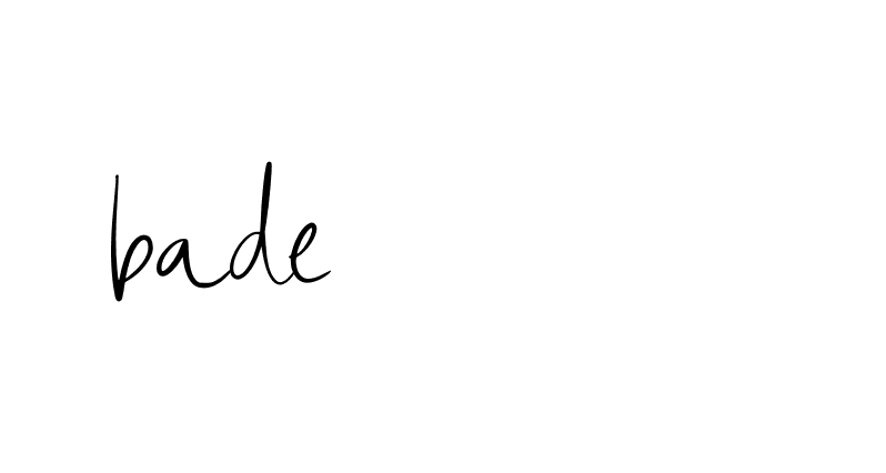 Signature of bade