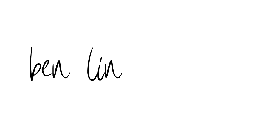 Signature of ben-lin