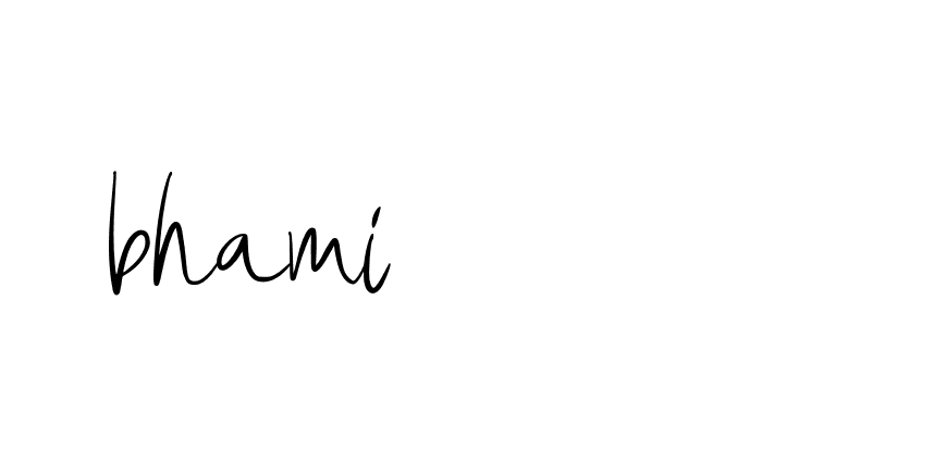 Signature of bhami