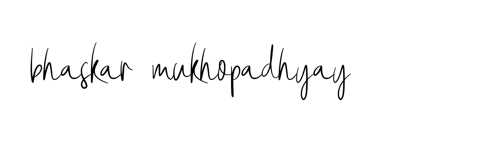 Signature of bhaskar-mukhopadhyay