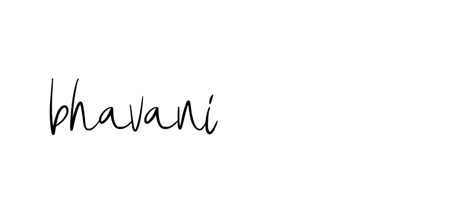 Signature of bhavani