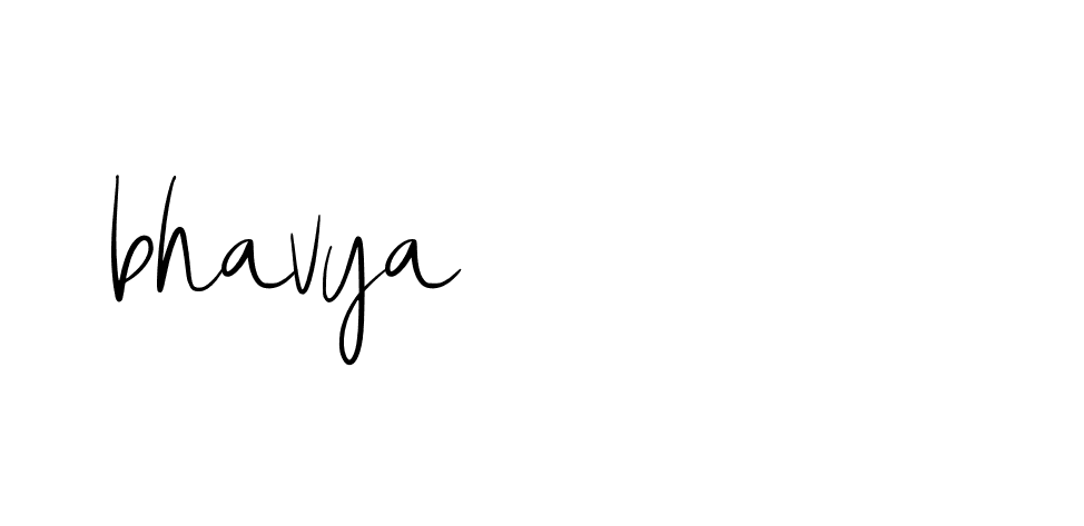 Signature of bhavya-