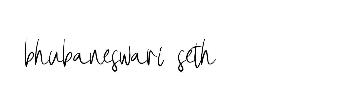 Signature of bhubaneswari-seth